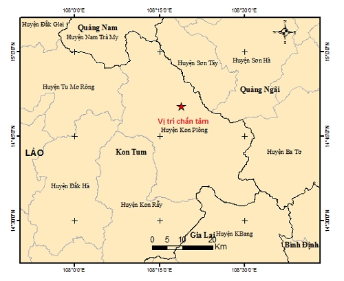 Earthquake jolts Central Highlands again